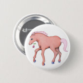 Button van  paarden (Voorkant /achterkant)