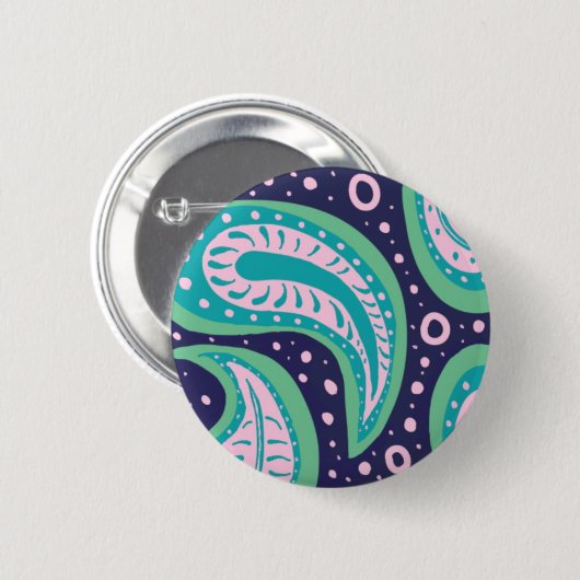  Button van Paisley (Voorkant /achterkant)