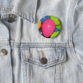 Button van plastic eieren (In situ)