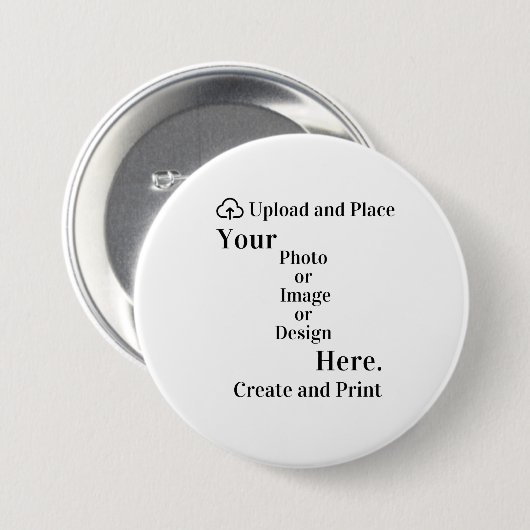 Button van uw ontwerp of foto-upload (Voorkant /achterkant)