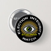 Button van verkiezingsintegriteitsbewaking (Voorkant /achterkant)