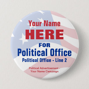 Button verkiezingscampagne - niet-partisan