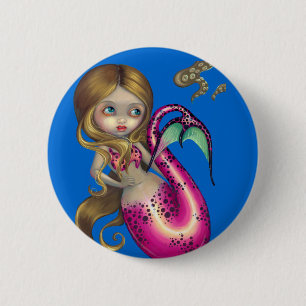 Button "Verrassde zeemeermin"