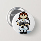 Button Veterinary (Voorkant /achterkant)