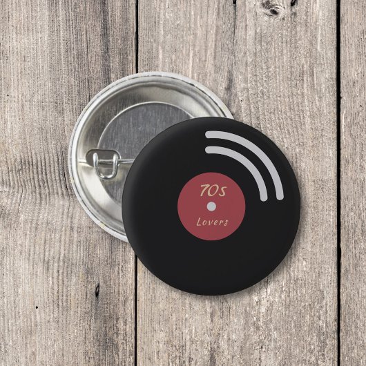 Button vinylrecord