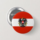 Button vlag Oostenrijk (Voorkant /achterkant)