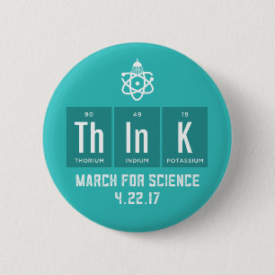 Button voor chemische wetenschapselementen
