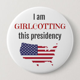 Button voor de demonstratie van grote vrouwenmars