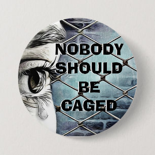 Button voor de rechten van vluchtelingen