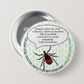 Button voor de sensibilisering van de ziekte van L (Voorkant /achterkant)