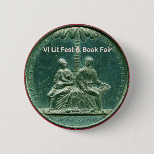 Button voor de VI Lit Fest & Book Fair