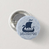Button voor drakenbooten - Blauw (Voorkant /achterkant)