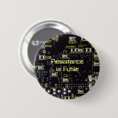 Button voor geïntegreerde circuitbadge (Voorkant /achterkant)