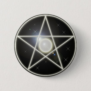 Button voor gloeiend pentagram 1