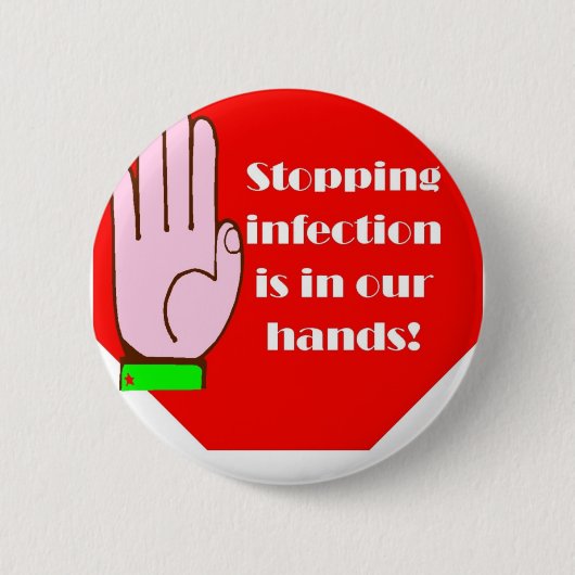 Button voor handwas (Voorkant)