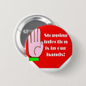 Button voor handwas (Voorkant /achterkant)