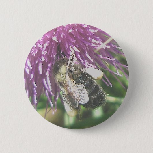 Button voor hardwerkende bijen (Voorkant)