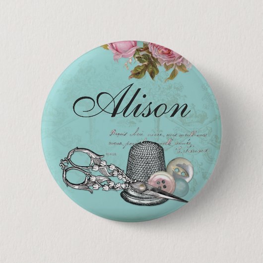 Button voor het naaithema Badge (Voorkant)