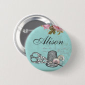 Button voor het naaithema Badge (Voorkant /achterkant)