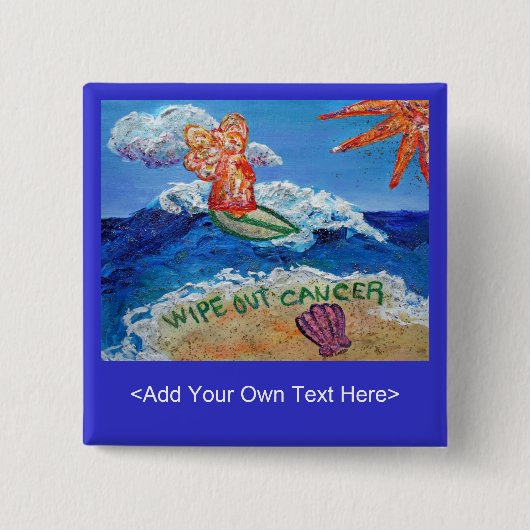 Button voor kankerverwekkende angel verwijderen (Voorkant)