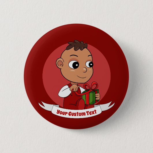 Button voor kerstbaby (Voorkant)