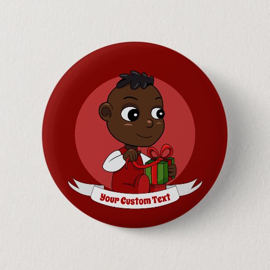 Button voor kerstbaby (Voorkant)