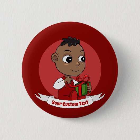 Button voor kerstbaby (Voorkant)