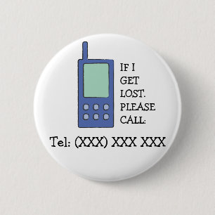 BUTTON VOOR KINDERVEILIGHEID MET GEPERSONALISEERD
