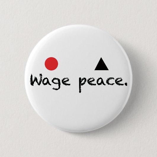 Button voor loonvrede (Voorkant)