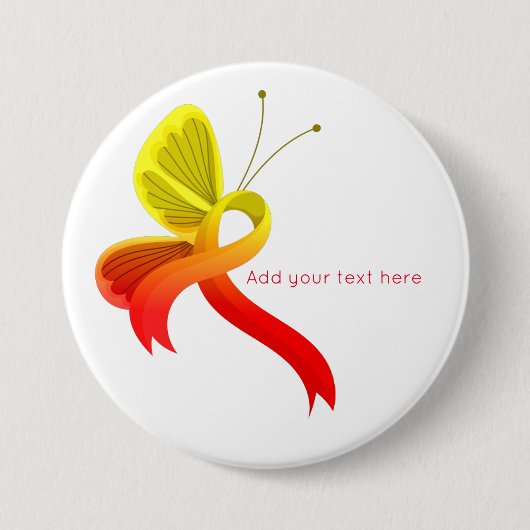 Button voor rode en gele bots (Voorkant)