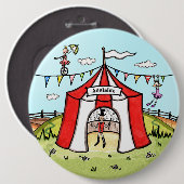 Button voor speciale Circus Children's Badge (Voorkant /achterkant)