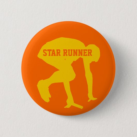 Button voor spoorbaan (sterrenbaan) (Voorkant)