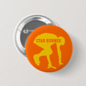 Button voor spoorbaan (sterrenbaan) (Voorkant /achterkant)
