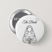 Button voor The Bride (Voorkant /achterkant)