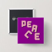 Button voor vrede (Voorkant /achterkant)