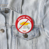 Button voor waarschuwingen voor allergie | Eieren (In situ)