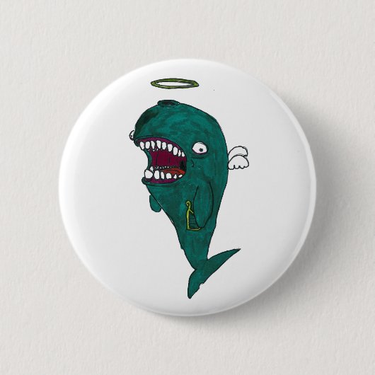 Button walvisengel (Voorkant)
