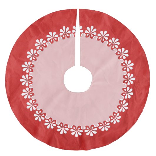  BUTTON, witte trans. + uw ruggengraat en ideeën Kerstboom Rok (Voorkant)