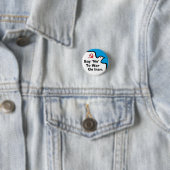 Button "Zeg nee tegen oorlog tegen Iran" (In situ)