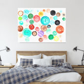 Buttonnen! Canvas Afdruk (Insitu (Slaapkamer))