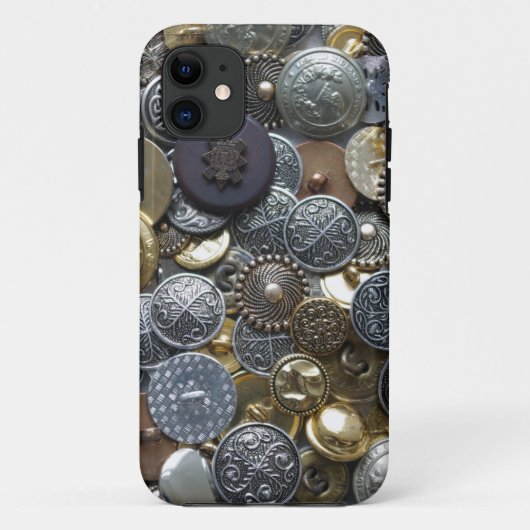Buttonnen Case-Mate iPhone Case (Achterkant)