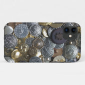 Buttonnen Case-Mate iPhone Case (Achterkant (horizontaal))