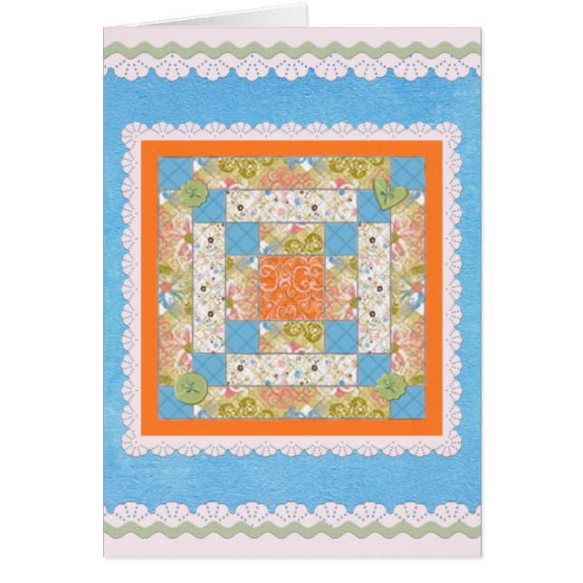 Buttonnen en Kaart van het Blok van de Kant van de (Voorkant)