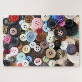 Buttonnen Jigzaag Puzzle Legpuzzel