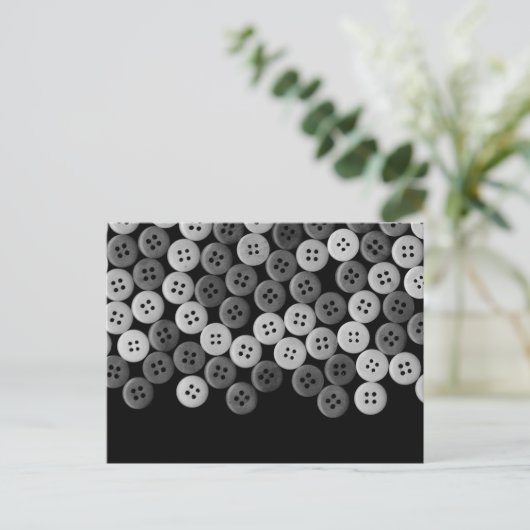 Buttonnen - Kunstfoto Briefkaart (Staand voorkant)