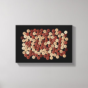 Buttonnen - Kunstfoto Canvas Afdruk