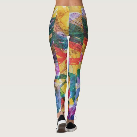 Buttonnen Leggings (Achterkant)