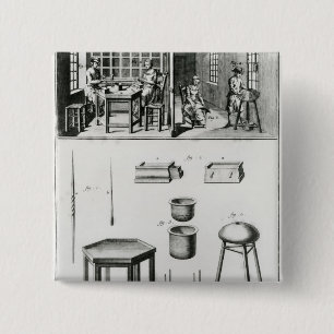 Buttonnen maken en maken vierkante button 5,1 cm