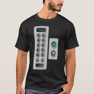 Buttonnen Mechanische afsluiter 1 T-shirt