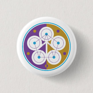 Buttonnen met Groepsafstemming Symbool Ronde Button 3,2 Cm